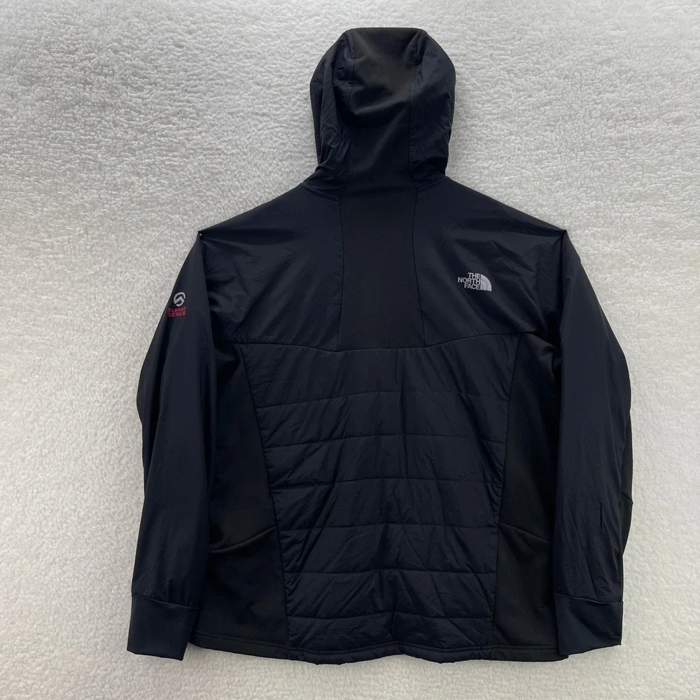 The North Face Summit Series Mens XXL Black Primaloft Insulated Hooded Jacket